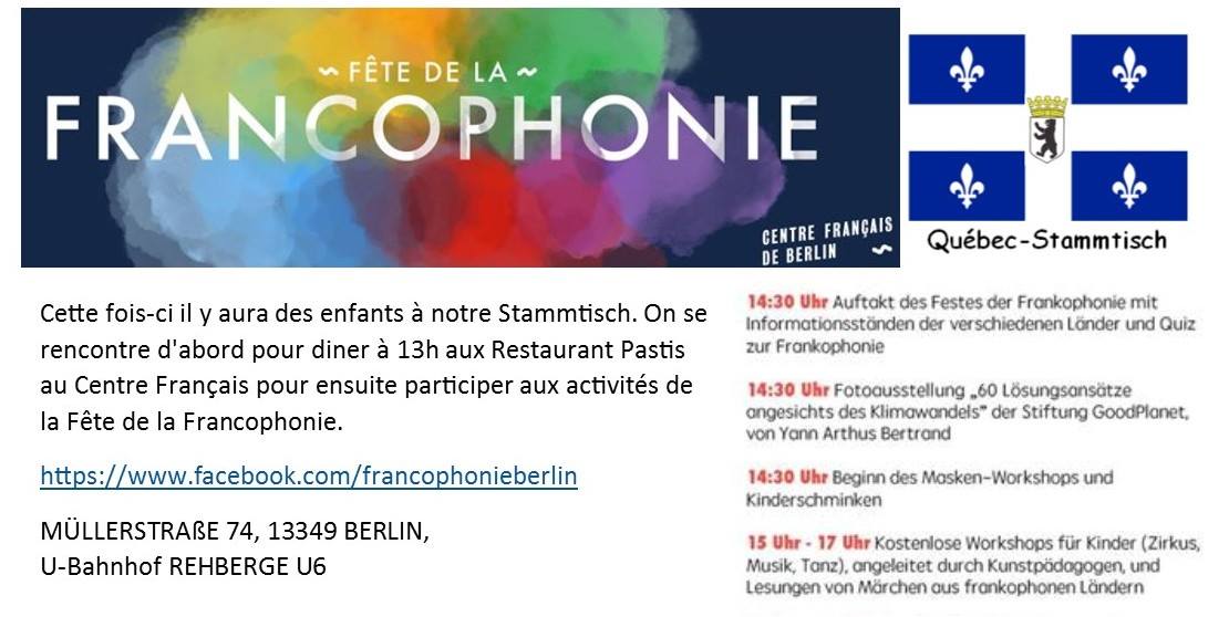 Fete Francophonie Berlin 2017