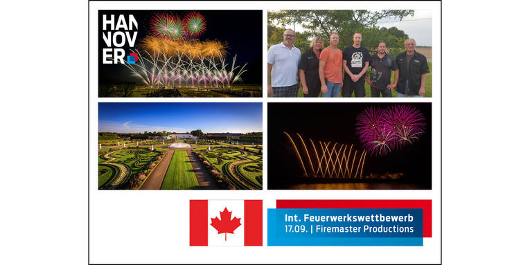 Internationaler Feuerwerkswettbewerb in Hannover: Gastland Kanada